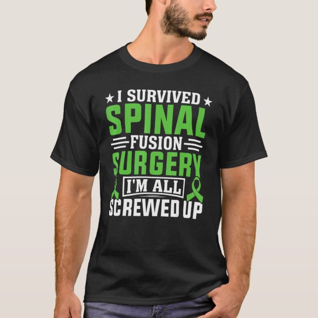 Camiseta Scoliosis Warrior Spinal Fusion Surgery Scoliosis  (Frente)
