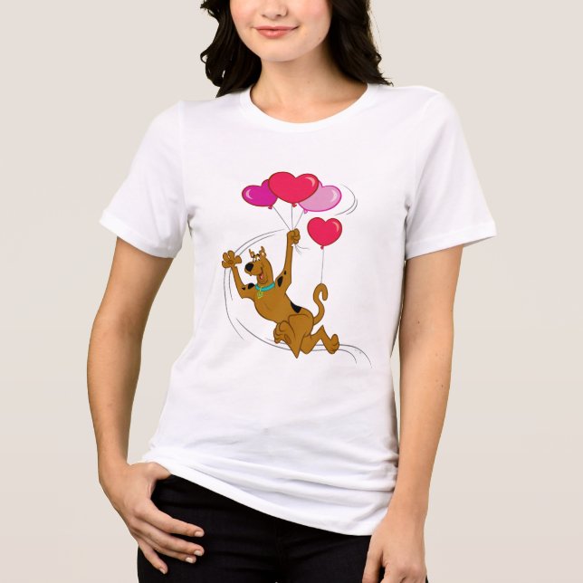 Camiseta Scooby Doo - Balões do Coração (Frente)