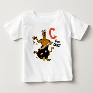Camiseta Scooby-Doo   C é destinado ao doce