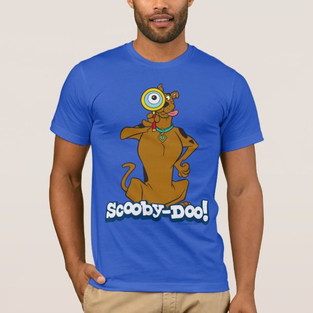Camiseta Scooby Doo Com Vidro De Ampliação (Frente)