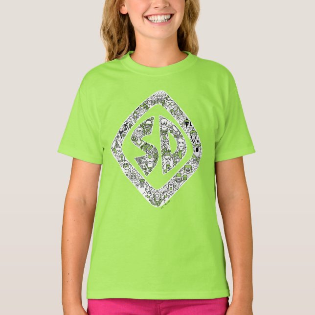 Camiseta Scooby-Doo Doodle Art (Frente)