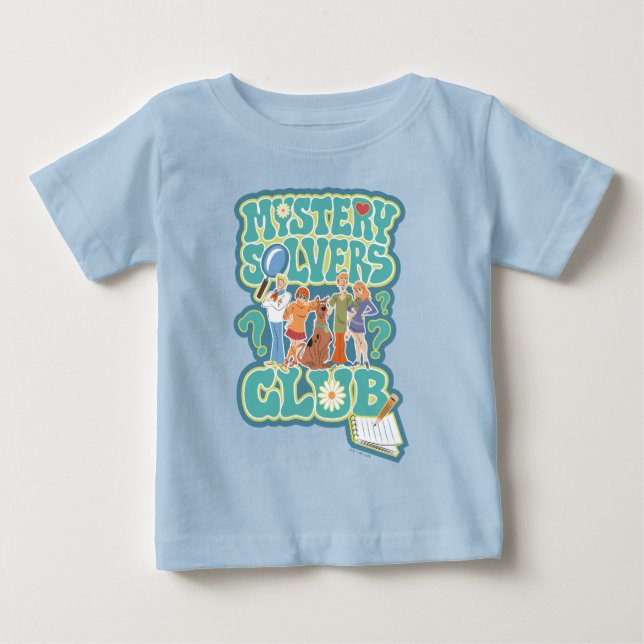 Camiseta Scooby-Doo e a gangue "Mystery Solvers Club" (Frente)
