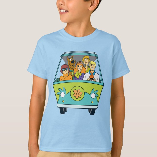 Camiseta Scooby-Doo e a Máquina Misteriosa Gang (Frente)
