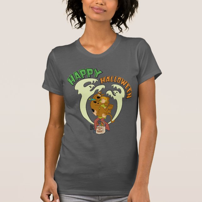 Camiseta Scooby-Doo | Feliz Dia das Bruxas (Frente)