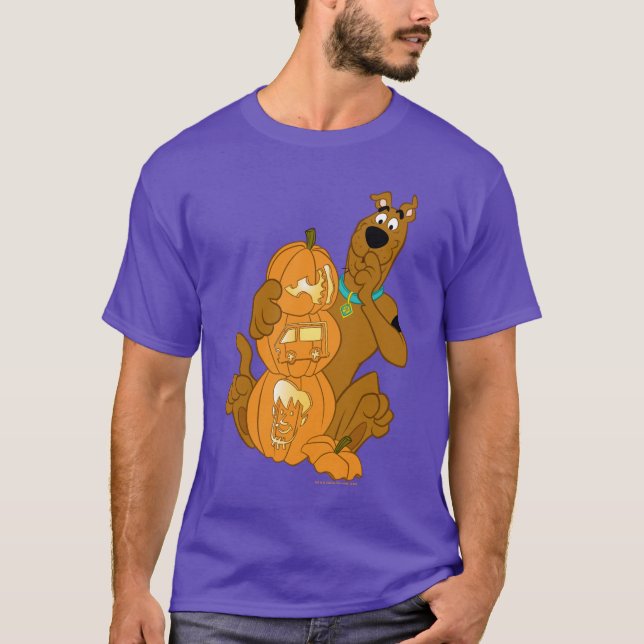 Camiseta Scooby-Doo | Halloween Jack-O-Lanterna (Frente)