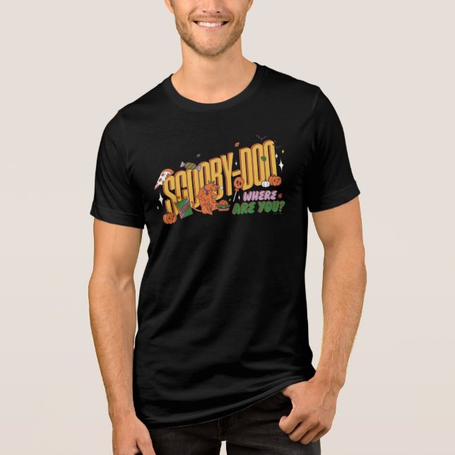 Camiseta Scooby-Doo Halloween Snack Logo (Frente)