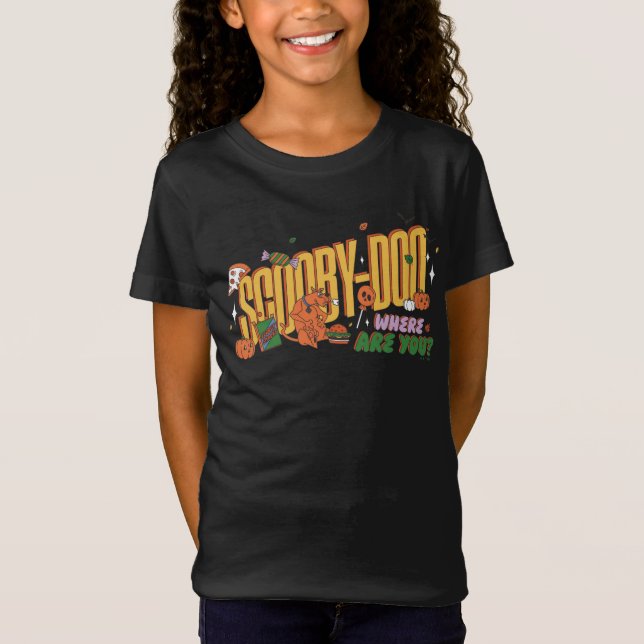 Camiseta Scooby-Doo Halloween Snack Logo (Frente)