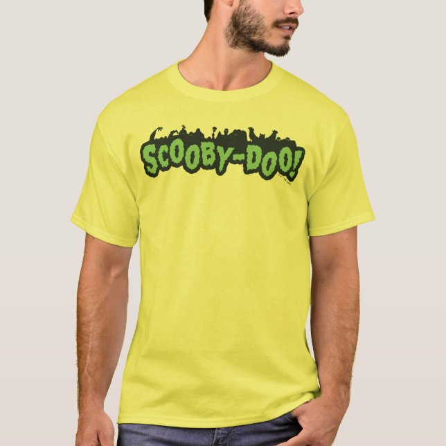 Camiseta Scooby-Doo! Logotipo Silhouette Monster (Frente)