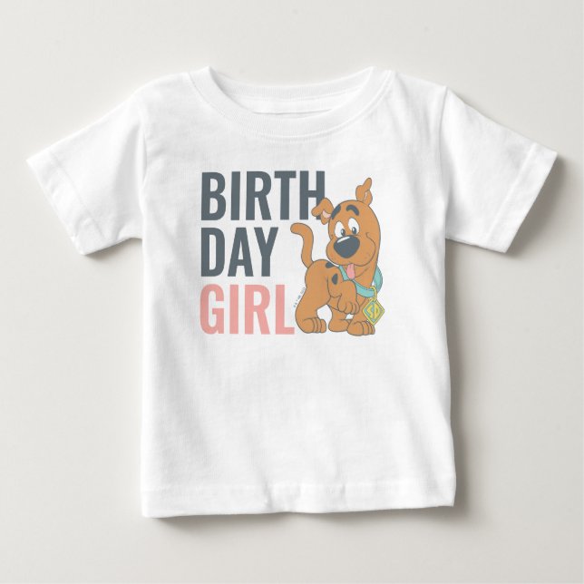 Camiseta Scooby-Doo Menina de 1º Aniversário (Frente)
