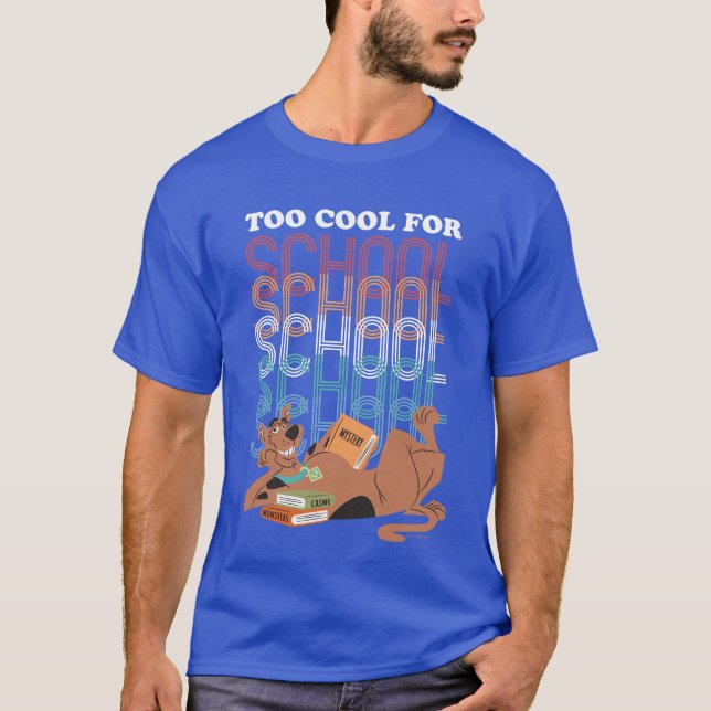 Camiseta Scooby Doo Muito Legal Para A Escola (Frente)