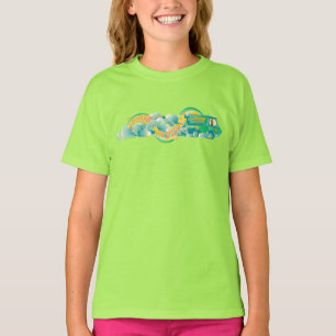 Camiseta Scooby-Doo Mystery Machine "I Brake For Pizza"