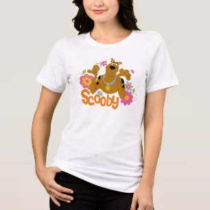 Camiseta Scooby-Doo nas flores