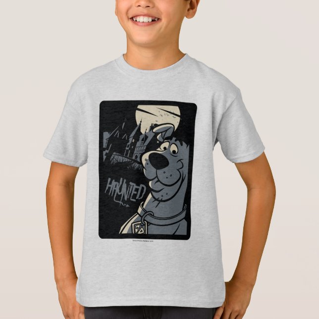 Camiseta Scooby-Doo Noir Hunted Mansion Graphic (Frente)