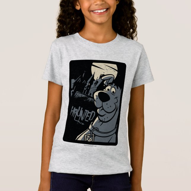 Camiseta Scooby-Doo Noir Hunted Mansion Graphic (Frente)