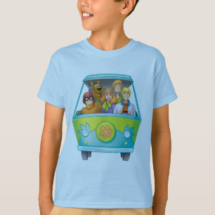 Camiseta Scooby-Doo & o Airbrush da máquina do mistério d