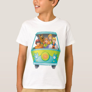 Camiseta Scooby-Doo & o Airbrush da máquina do mistério d