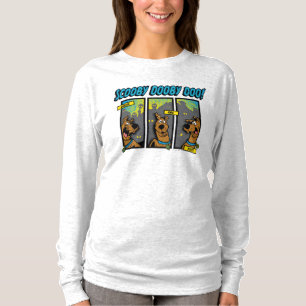 Camiseta Scooby-Doo onde está você os painéis cómicos