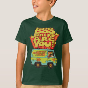 Camiseta Scooby-Doo "Onde Você Está?" Cartoon Van Retro