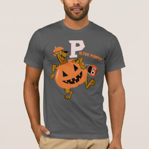 Camiseta Scooby-Doo P é para a abóbora