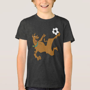 Camiseta Scooby-Doo que joga o futebol