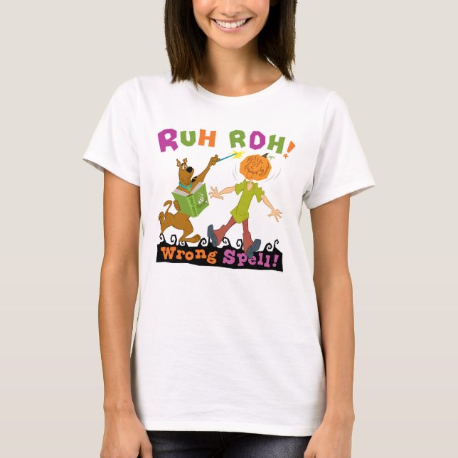 Camiseta Scooby-Doo | Ruh Roh! Ortografia Errada! (Frente)