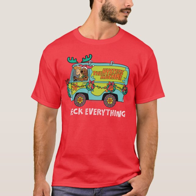 Camiseta Scooby-Doo & Shaggy Na Máquina De Mistério De Feri (Frente)