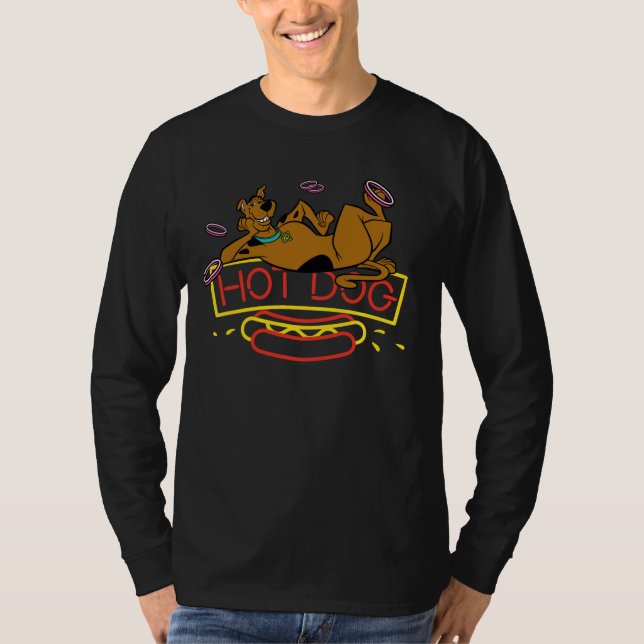 Camiseta Scooby-Doo - Sinal de Neon Cachorro Quente (Frente)