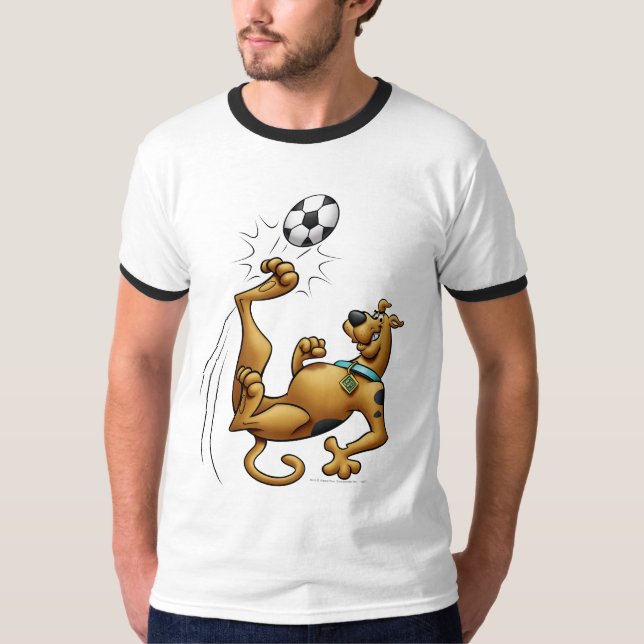 Camiseta Scooby-Doo Soccer Cabeça Aberta (Frente)