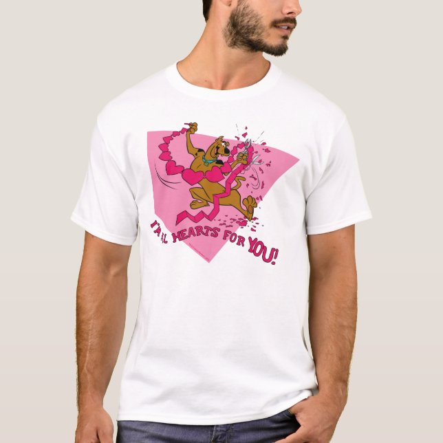 Camiseta Scooby-Doo - Sou todo coração para você (Frente)