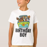 Camiseta Scooby Doo Spooktacular Halloween Birthday Boy T-S<br><div class="desc">Celebrar o aniversário do seu filho com esta Camisa de Nascimento Spooktacular do Scooby-Doo e toda a gangue! Personalize adicionando o nome e a idade do seu filho!</div>