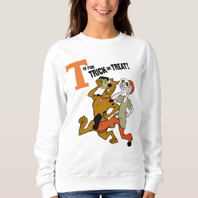 Camiseta Scooby-Doo | T é para Trick ou Tratat (Frente)