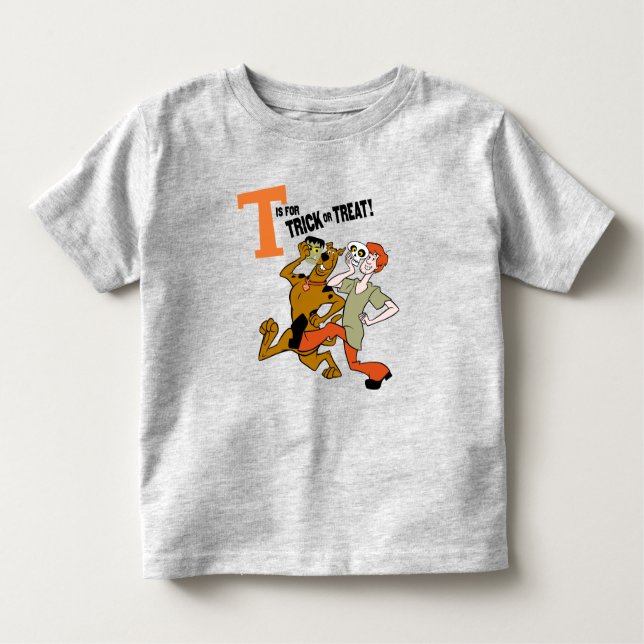 Camiseta Scooby-Doo | T é para Trick ou Tratat (Frente)