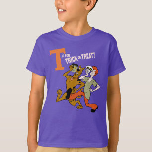 Camiseta Scooby-Doo T é para Trick ou Tratat