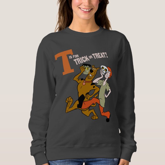 Camiseta Scooby-Doo | T é para Trick ou Tratat (Frente)