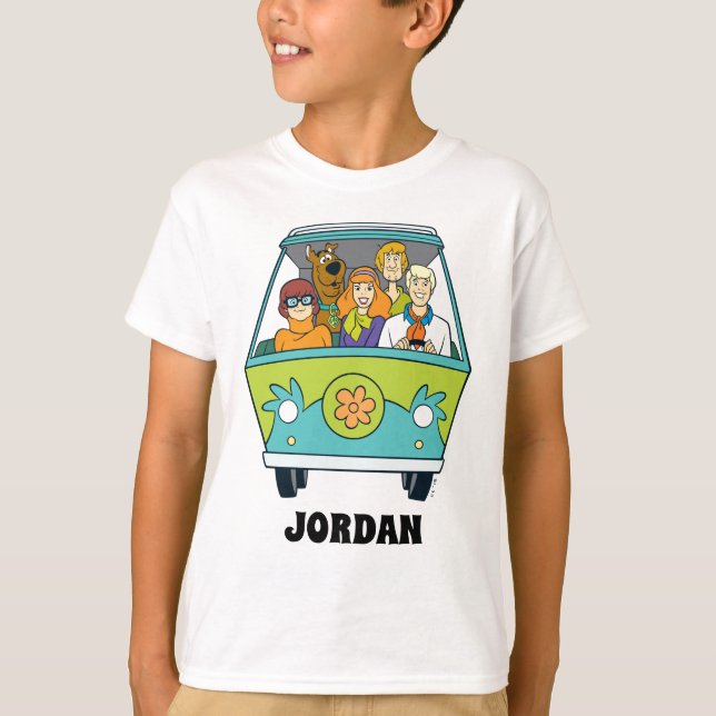 Camiseta Scooby-Doo & The Gang Mystery Machine (Frente)