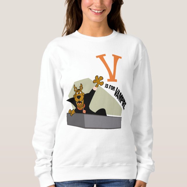 Camiseta Scooby-Doo | V é para Vampiro (Frente)