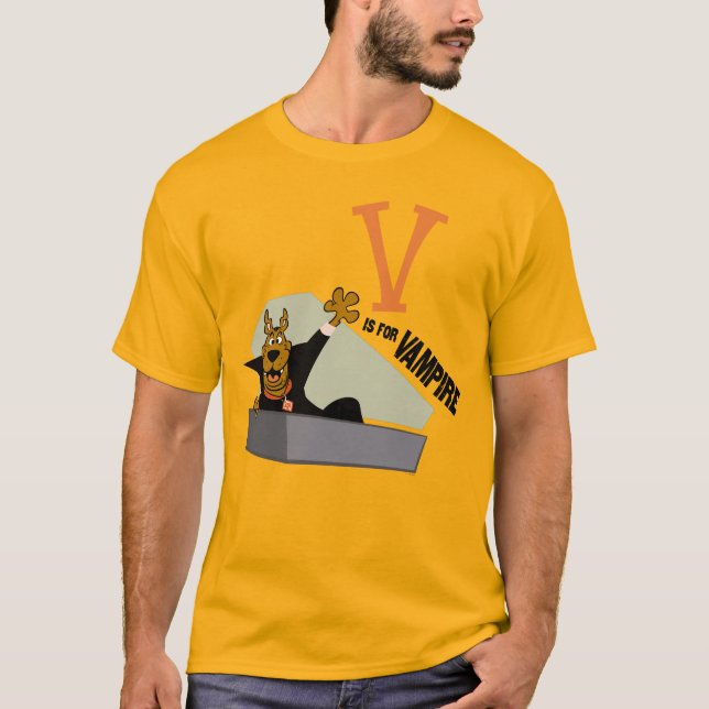 Camiseta Scooby-Doo | V é para Vampiro (Frente)