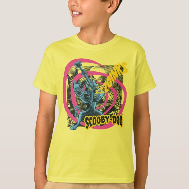Camiseta Scooby-Doo Zoinks Punk Guitar Graphic (Frente)