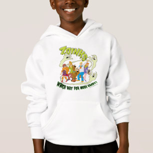 Camiseta Scooby-Doo Zoinks Qual o caminho para mais doces?
