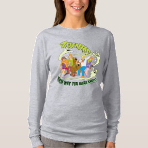 Camiseta Scooby-Doo  Zoinks Qual o caminho para mais doces?