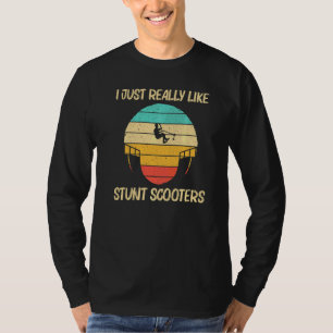 Camiseta Scooter de manobras legal para homens e mulheres S