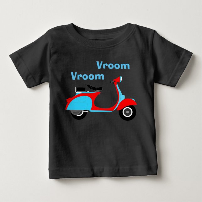 Camiseta Scooter Fofo | Scooter de Bebê (Frente)