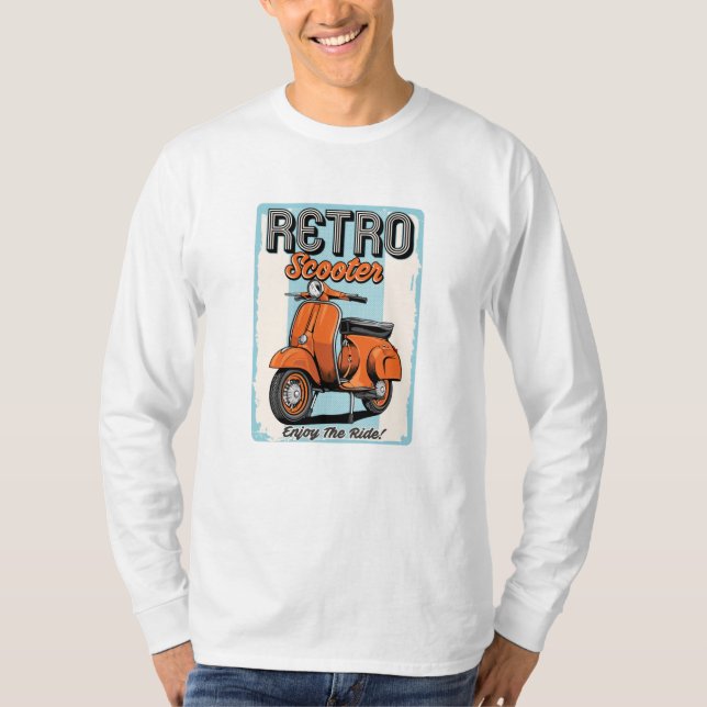 Camiseta Scooter Retrô (Frente)