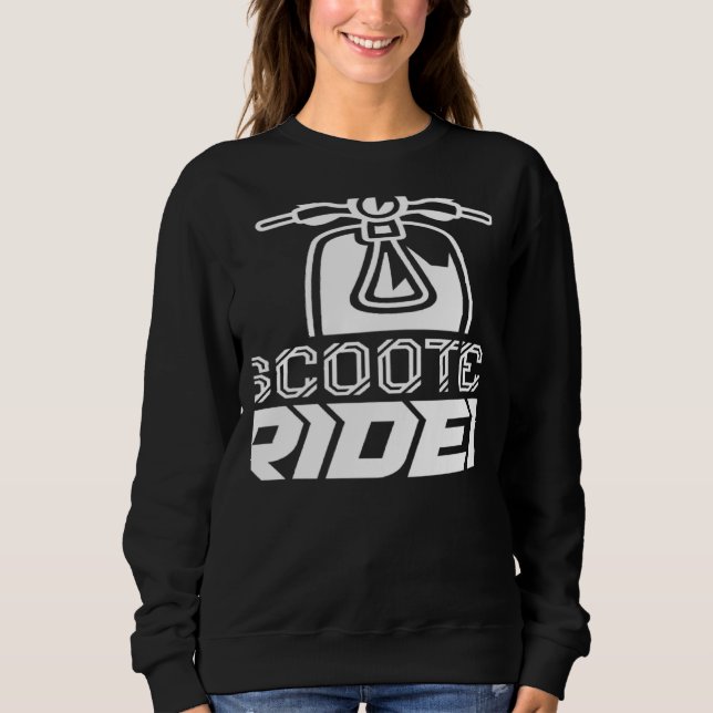 Camiseta Scooter Rider Driving Saying Moped Driver (Frente)