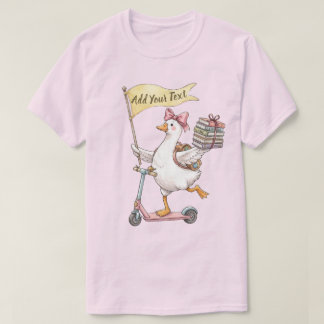 Camiseta Scooter Silly Goose Personalizável de Volta às Aul