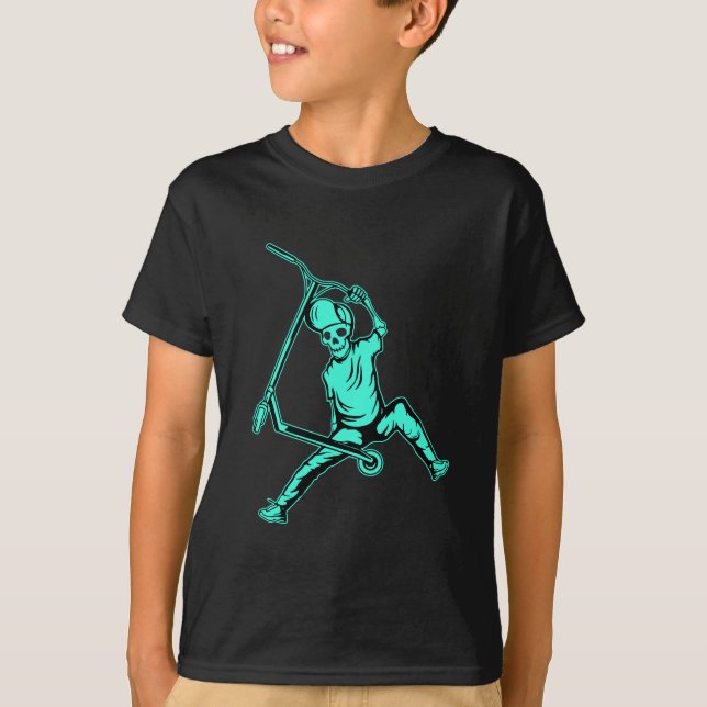 Camiseta Scooters de Truque Freestyle (Frente)