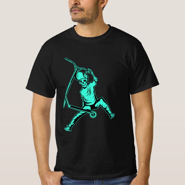 Camiseta Scooters de Truque Freestyle (Frente)