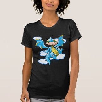 Camiseta Scorchio azul com sua cabeça nas nuvens