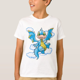 Camiseta Scorchio azul com sua cabeça nas nuvens