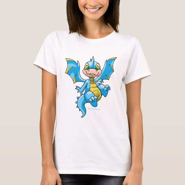Camiseta Scorchio azul curioso (Frente)